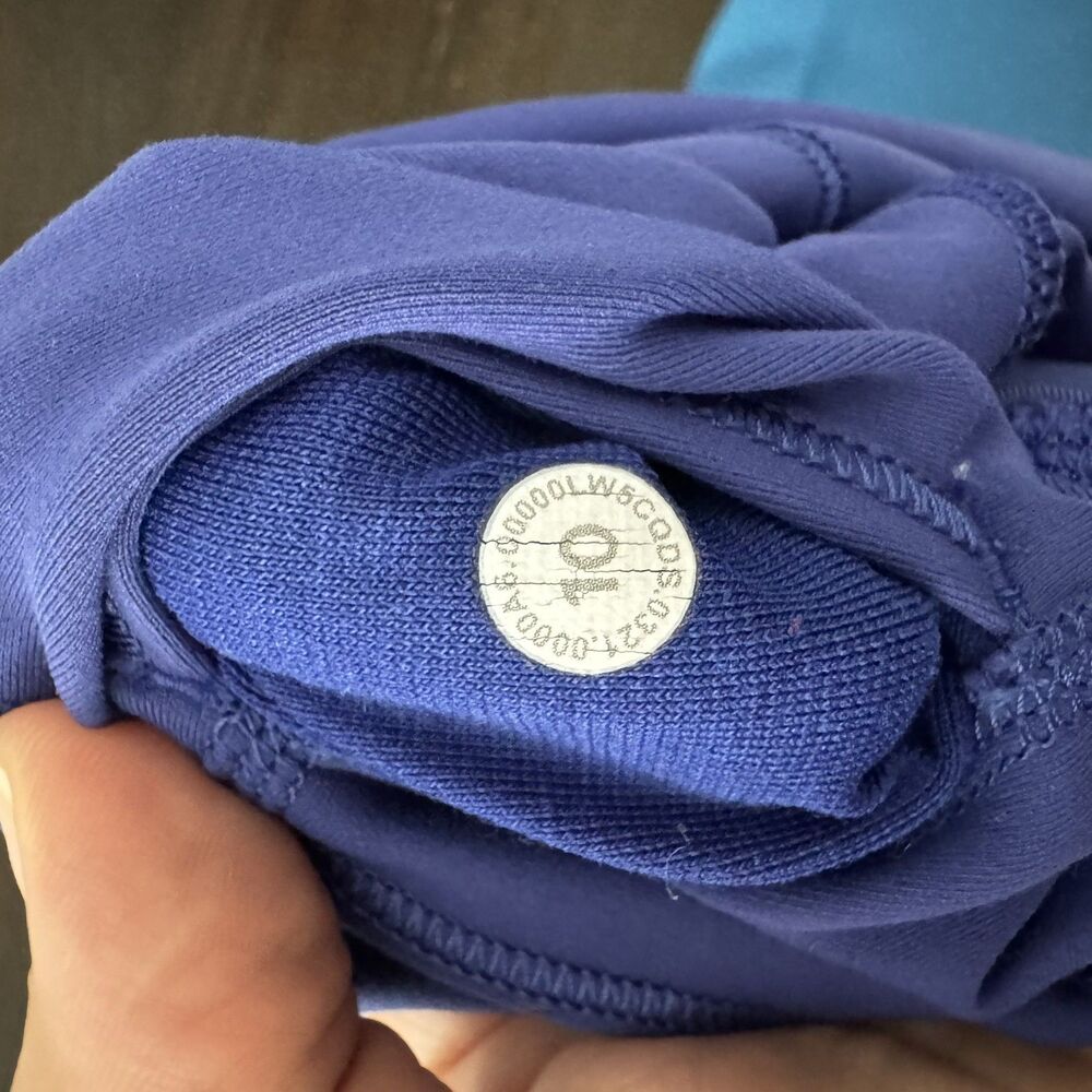 Bundle of 2 Lululemon Wunder Train High-Rise Tight 25” Leggings Sz 10 Blue/Teal - Picture 7 of 11
